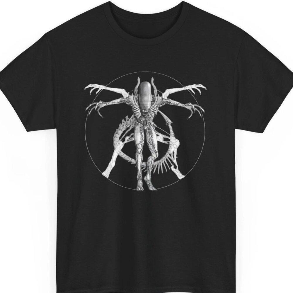 Xenomorph Anatomy Tee, Sci-Fi T-Shirt, Alien Lover Gift, Movie Graphic Tee